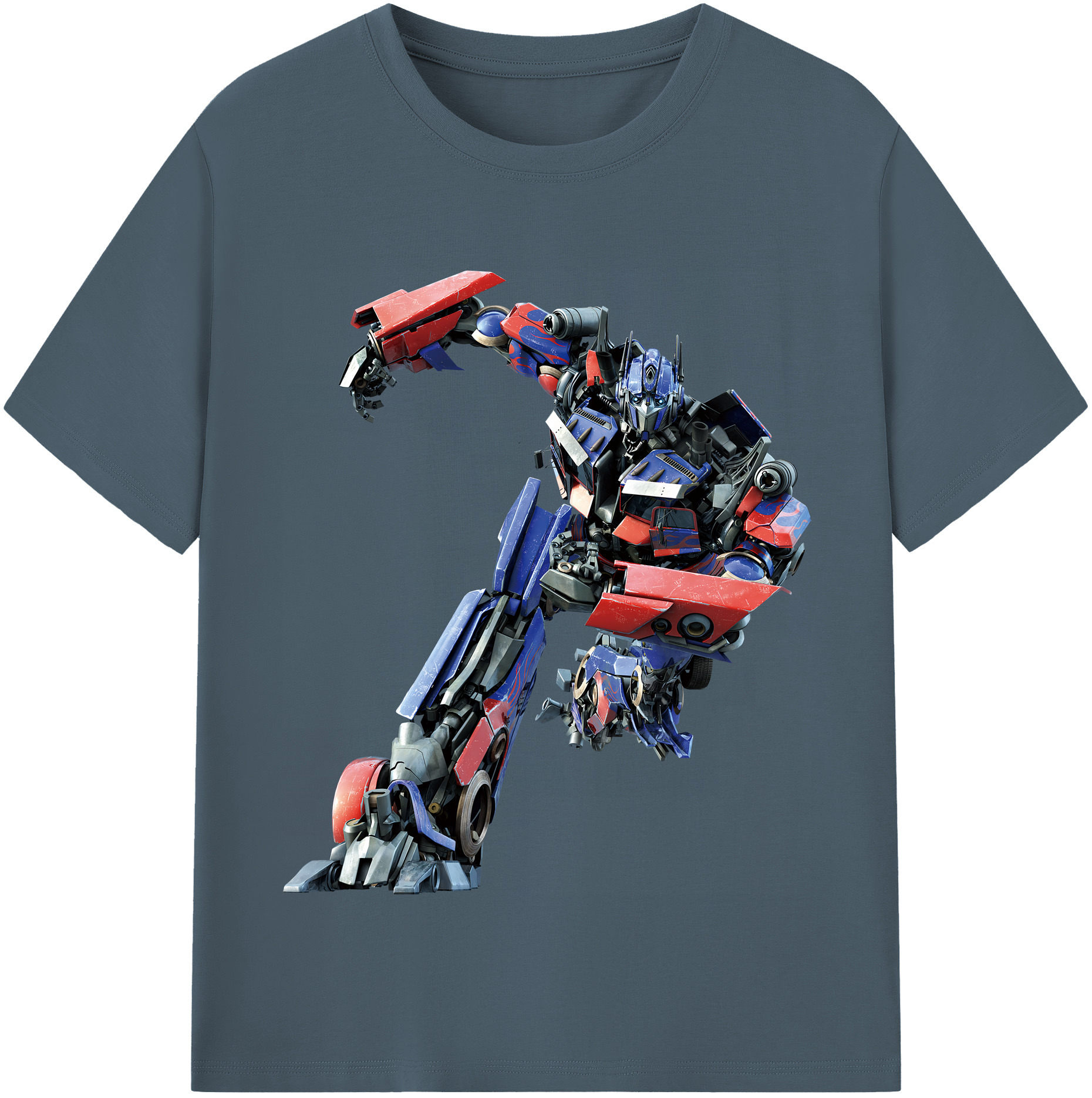 （画像用） Transformers トランスフォーマー 綿100％半袖Tシャツ（フロントプリント）